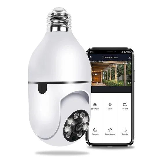 Caméra de Surveillance Wi-Fi d’Intérieur avec Ampoule