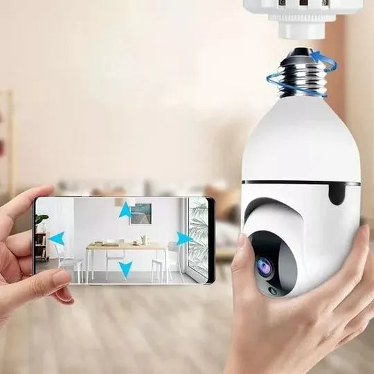 Caméra de Surveillance Wi-Fi d’Intérieur avec Ampoule