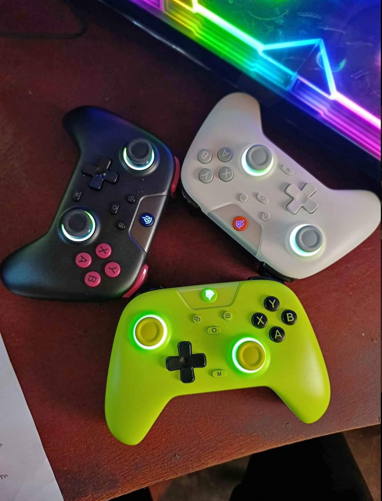 Manette Gaming RGB LED Noir La Casa des Gadgets
