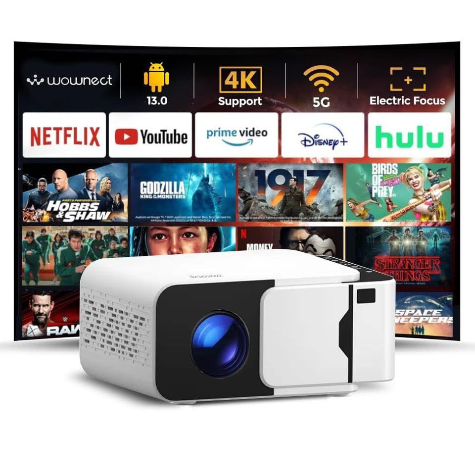 Projecteur Borrego Smart6 - 4K - WiFi 5G + Focus Automatique