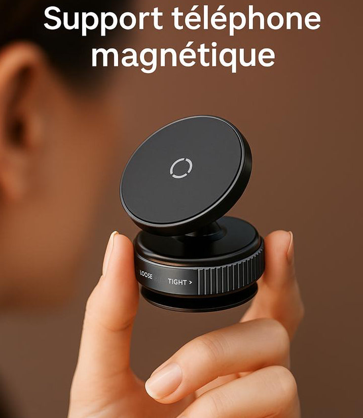 Support Magnétique Rotatif 360° pour Smartphone — La Casa des Gadgets