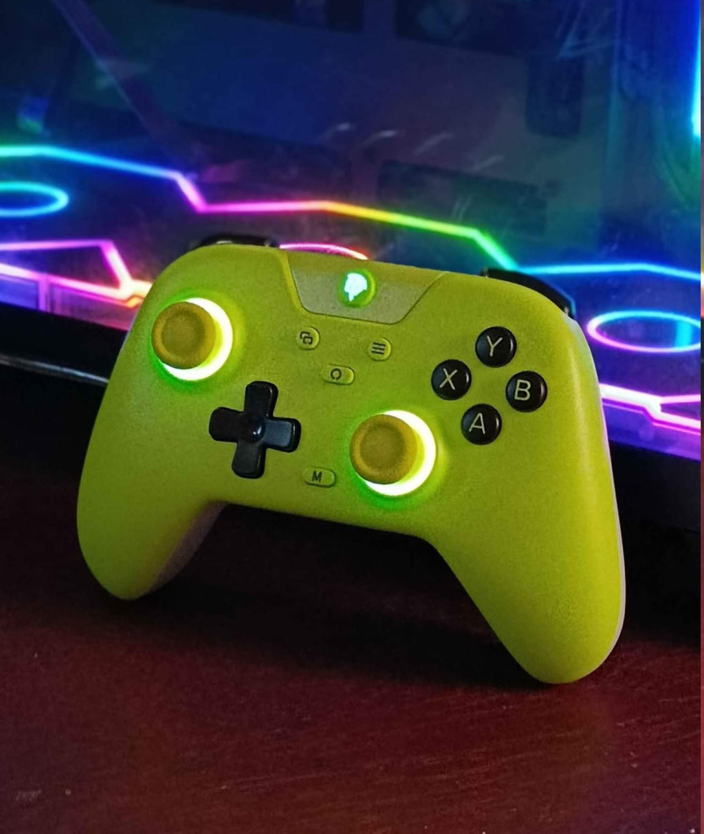 Manette Gaming RGB LED vue 2 La Casa des Gadgets