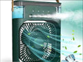 Climatiseur Portable à Brumisation — Ventilateur + Humidificateur + LED