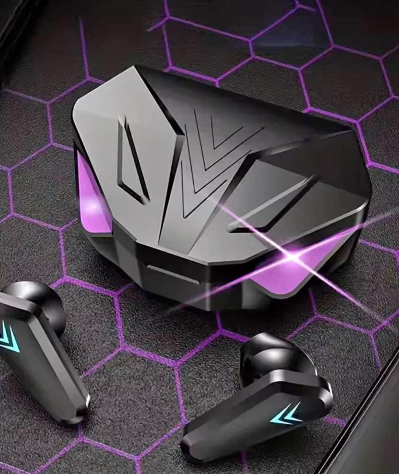 Écouteurs Gaming TWS RGB vue 2 La Casa des Gadgets
